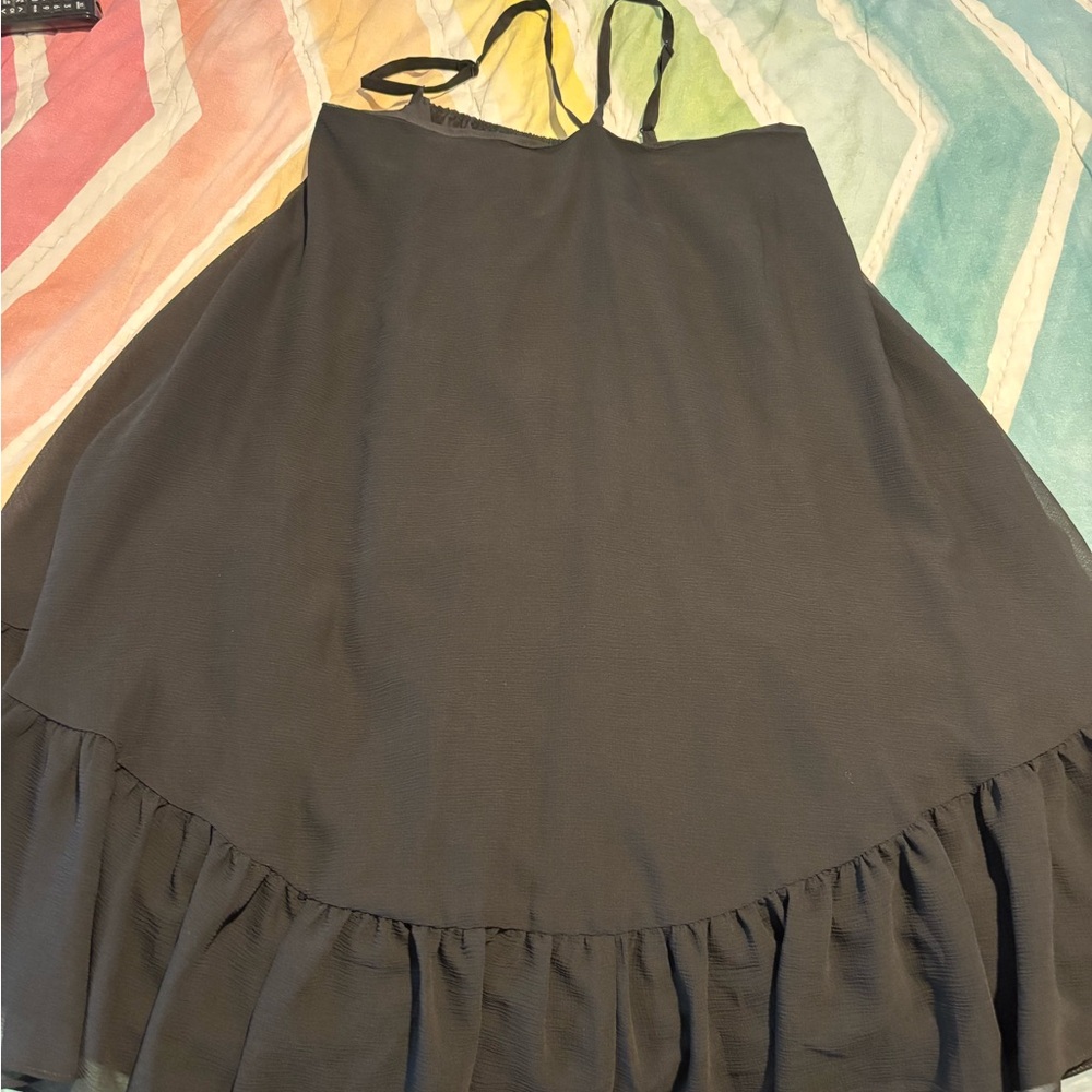 Hatch Charcoal A-Line Skirt